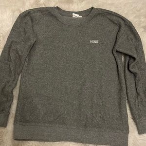 Vans soft gray sweatshirt